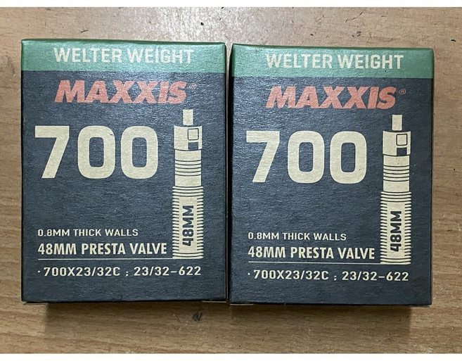 MAXXIS 瑪吉斯 內胎 可拆式氣嘴芯 700x23/32C 48mm法嘴 氣嘴可拆, 1個