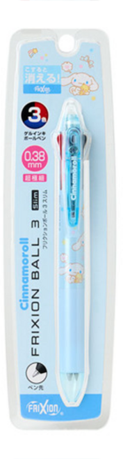 옐상 시나모롤 프릭션 지워지는 3색볼펜, 1개, 시나3색볼펜