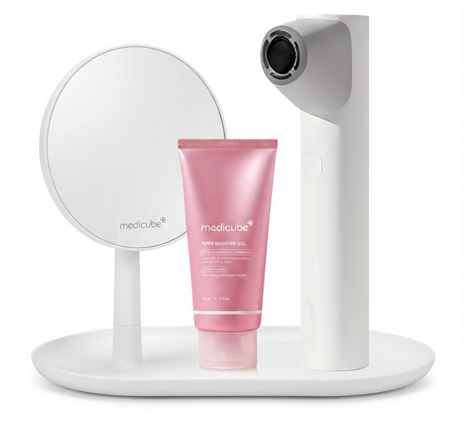 메디큐브 국내정품 에이지알 하이 포커스 샷 플러스 화이트 + PDRN 부스터 젤, 하이포커스샷 플러스