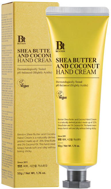 벤튼 시어버터 앤 코코넛 핸드크림, 50g, 1개