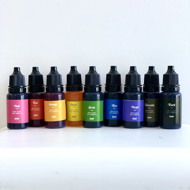 SOOP 10g 입욕제색소 화장품색소 수용성색소 mp비누색소 배쓰밤컬러 버블바색소 향수색소, 핑크, 1개 - 쿠팡