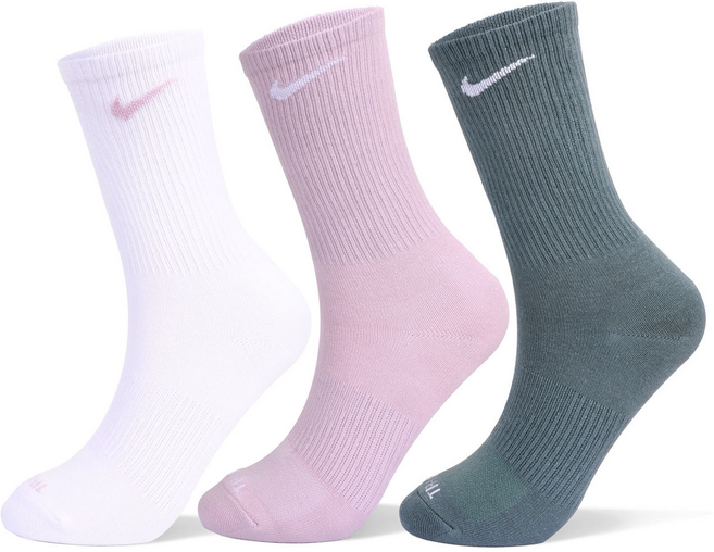 나이키 SX6891-909 장목 스포츠 라이트웨이트 멀티 데일리 양말 3켤레, 1개, 3멀티컬러
