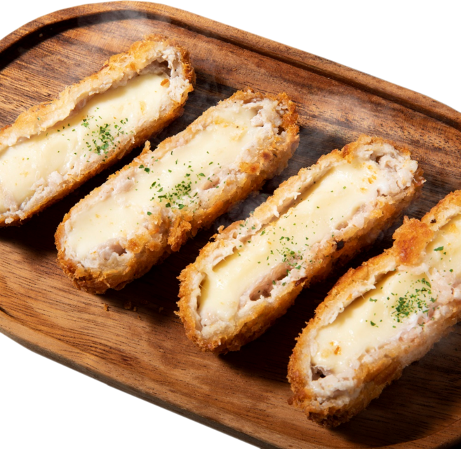 통치즈롤까스(130gX20장)총2.6kg1봉 텔푸드전문점용 모짜렐라치즈가득 큰사이즈 냉동 업소용, 1개, 130g