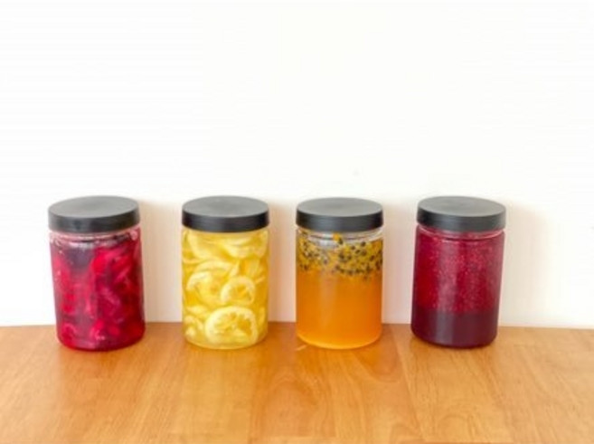 단과자 수제과일청, 1개, 산딸기청