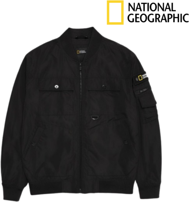 내셔널지오그래픽 블루종 점퍼 아웃도어 바람막이 항공점퍼 방품 안감 봄 가을