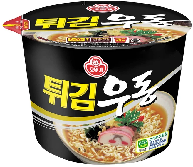 오뚜기 튀김우동 용기, 12개