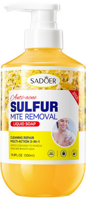 SADOER 硫磺沐浴露, 1個, ，購買即默認免責聲明且承擔責任]