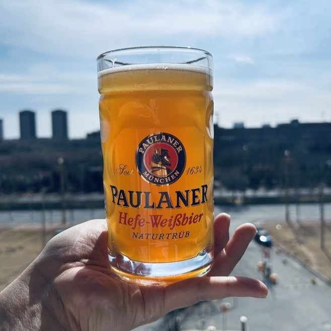 프랑스제조 파울라너 독일 펍스타일 호프잔 500ml, 2개