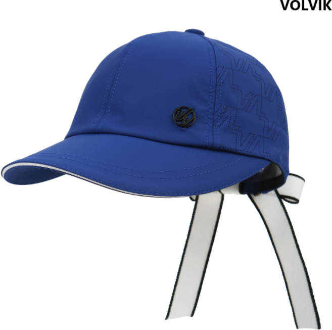 볼빅 여성 골프 타공 리본 캡 VLAPO302, 로얄블루, 1개