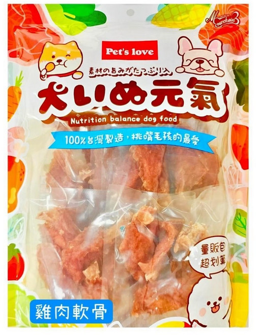 Pet's love 犬いぬ元氣 雞肉軟骨 狗零食, 1個