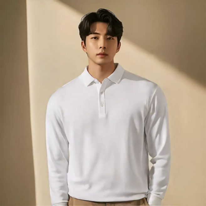 어썸유닛 남성 pk 긴팔 카라티