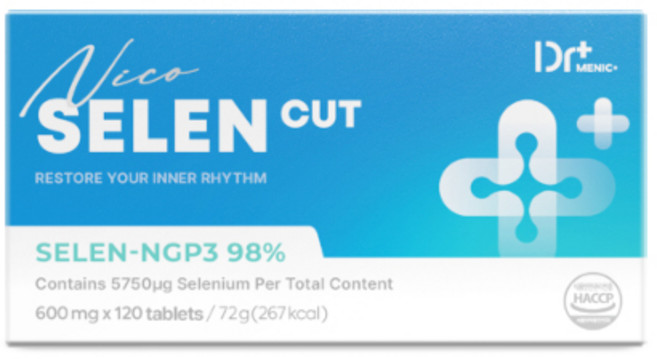 [정품 함량 98%] 니코 셀렌컷 셀렌NGP3 98%, 1개, 120정