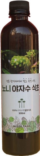 노니 해죽순 야자수 자연발효 항아리 수제 식초 500ml 1병, 1개