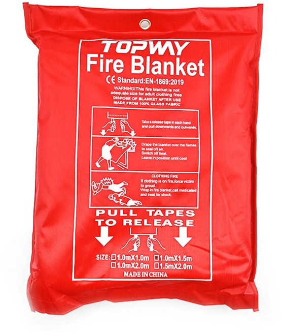 TOPMY Fire Blanket 防火毯, 隨機, 1個