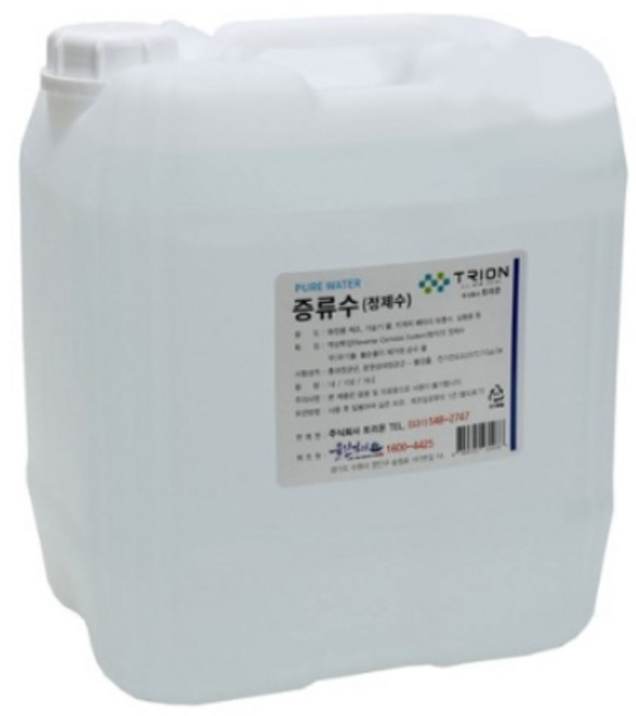 클린가이 증류수, 1개, 18L