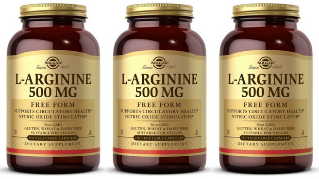 솔가 L-아르기닌 500mg 베지터블 캡슐, 250정, 3개