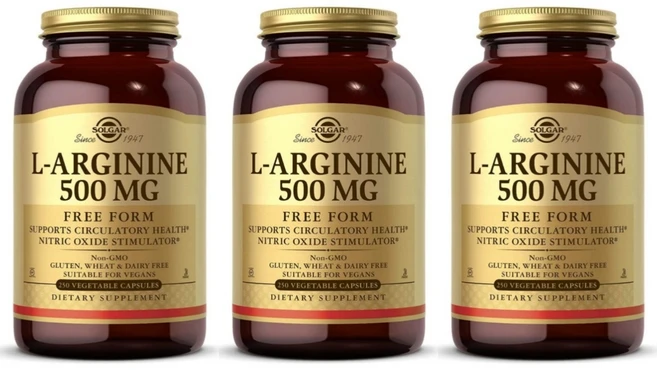 솔가 L-아르기닌 500mg 베지터블 캡슐, 250정, 3개 - 쿠팡