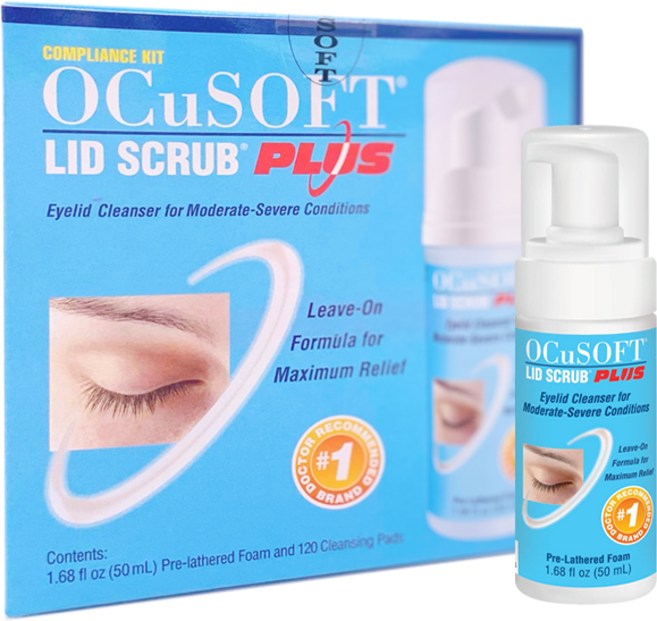 오큐소프트 리드스크럽플러스 눈꺼풀세정제, 50ml, 3개