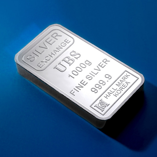 [골드리아] 실버바 1Kg 순은 999.9 1000g 프레스 실버바 포나인 은테크 은투자 상품
