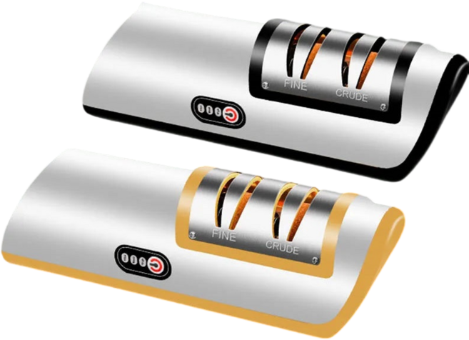 [빠른배송] 전동 칼갈이 숫돌 자동 야스리 멀티 숮돌 나이프 가위갈이 롤링 샤프너 가정용, 블랙, 1개
