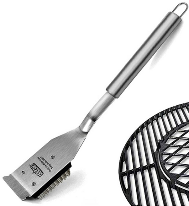 바베큐 틈새 브러쉬 BBQ브러쉬 화로대 그릴 바베큐 캠핑 청소 무쇠 석쇠 세척솔 R450, 1개, 1개, 단품