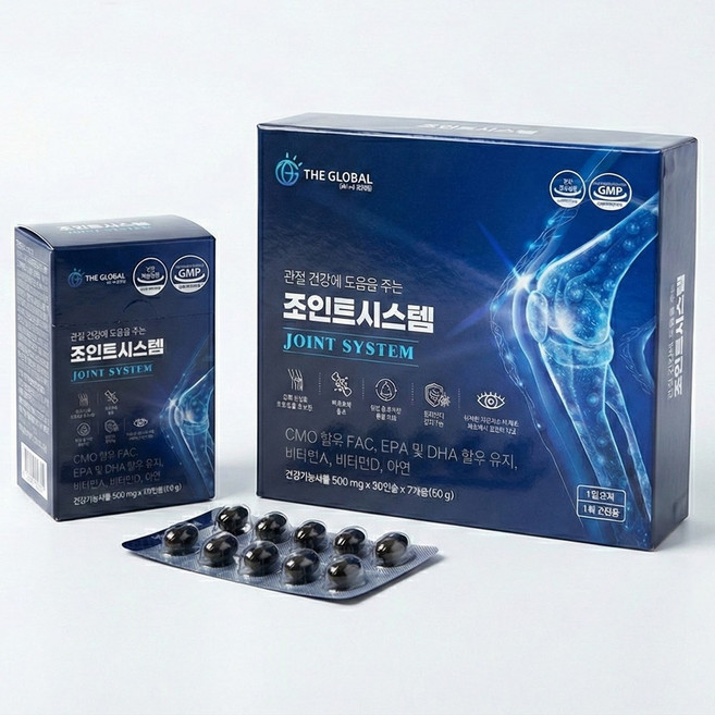 한미양행 조인트시스템 무릎 연골 관절건강 CMO함유 GMP인증 영양제, 1개, 120정