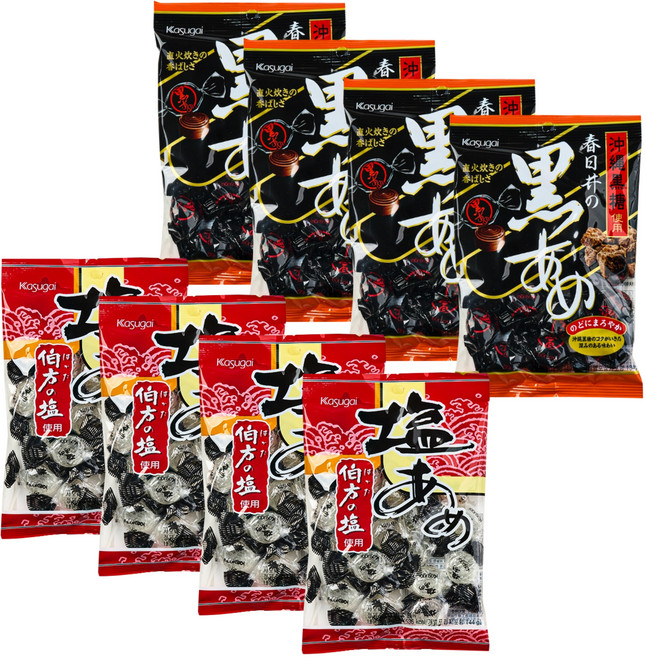 올따옴 카수가이 시오아메(소금사탕) 4개+구로아메(흑사탕) 4개, 1개