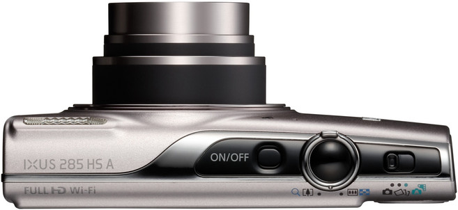 Canon IXUS 285 HS A 數位相機 12倍光學變焦 Full HD錄影 Wi-Fi分享, 銀色+副廠電池+皮套