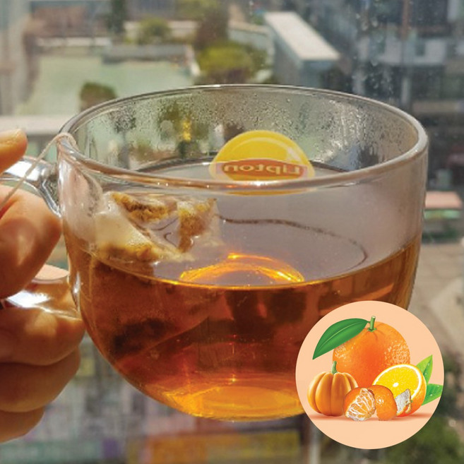 붓기차 호박 차 귤피 자몽 티백 마른인형의 날씬한 티 선물 붓기빼는, 30g, 1개, 20개입