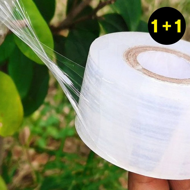 접목테이프 접목비닐 식물 수목 접붙이기 묘목 관리 원예용(1+1상품으로 주문수량의 2배수량 배송), 1개