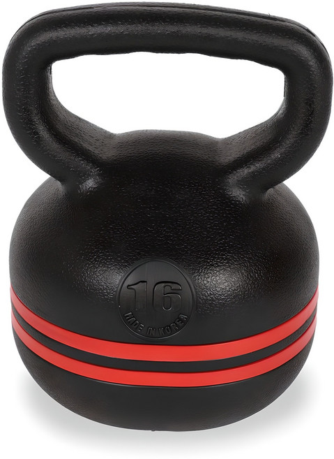 아리프 레드라인 케틀벨, 블랙 + 레드, 16kg, 1개