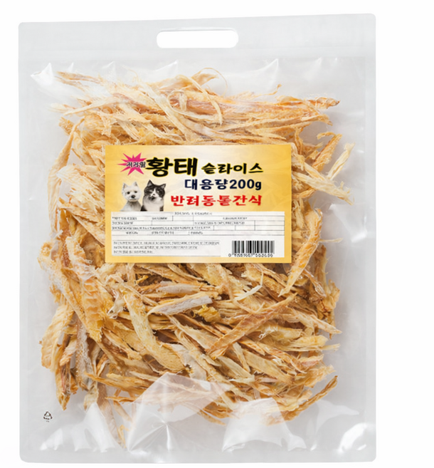 수제명가 대용량 강아지 황태 200g, 1개, 대용량 황태