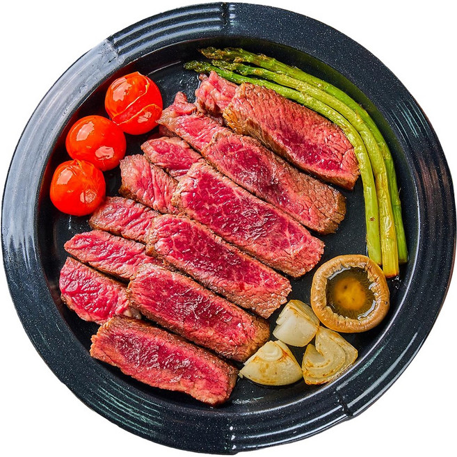 농가살리기 블랙앵거스 흑우 등심 구이&스테이크용, 1개, 500g