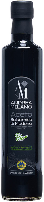 안드레아밀라노 모데나산 유기농 발사믹 식초 실버 3년산, 1개, 500ml