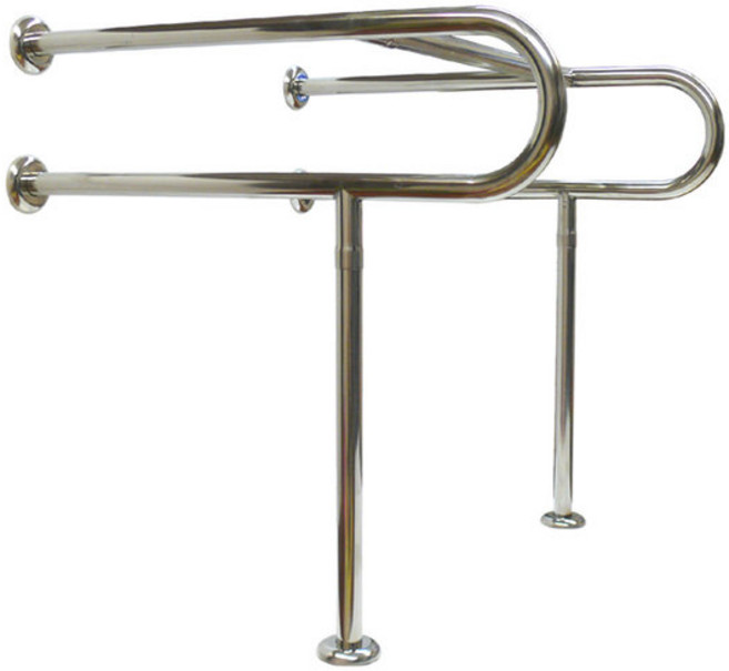 에이치컴퍼니 세면대 연결형 화장실 안전 손잡이 안전바 장애인, 1개