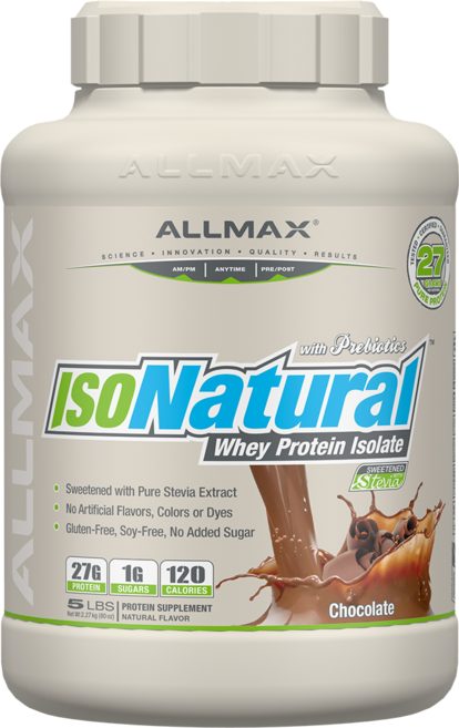 Allmax 아이소내추럴 웨이 프로틴 아이솔레이트, 1개, 2.27kg