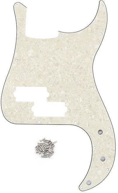 플뢰르 베이스 픽가드 기타 스크래치 플레이트 스트링 아메리칸 멕시코 스탠다드 스타일 4겹 블랙 펄용