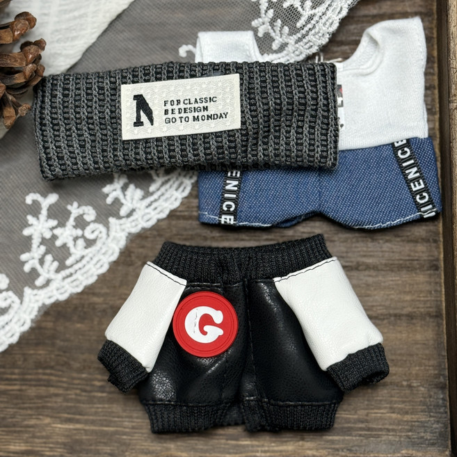 17cm 인형옷 귀여운 캐릭터 피규어 키링 굿즈 1 2 3세대 귀여운 교체 의상, 17Cm 랍 옷 (인형 제외), LBB-33, 1개