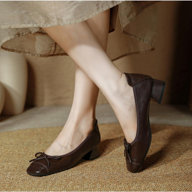 스카이샤인 여성 플랫 슈즈 발편한 키높이 메리제인 3CM