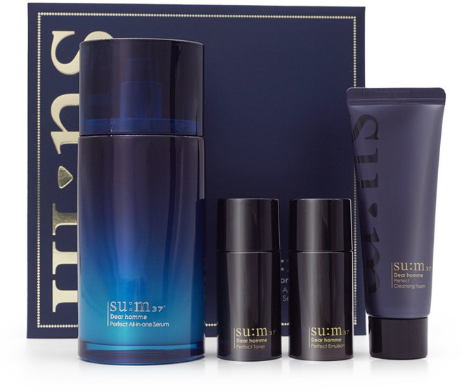 숨37도 디어옴므 퍼펙트 올인원 세럼 기획세트 남성 올인원 추천 선물, 1개
