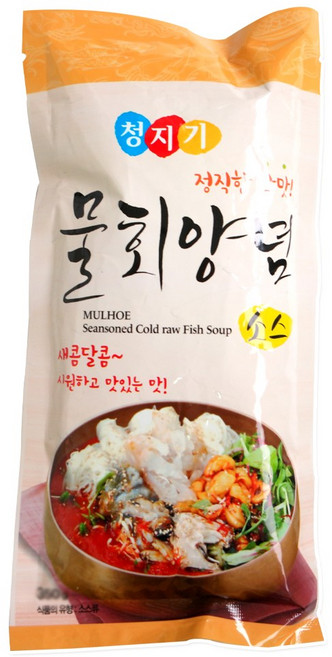 청지기 물회양념소스 300g 물회 양념장 달콤 새콤한 맛 쪽빛누리, 1개