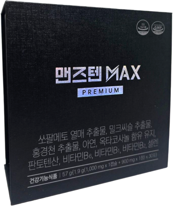 맨즈텐맥스 쏘팔메토 남성건강기능식품 옥타코사놀 전립선건강, 1박스, 30회분