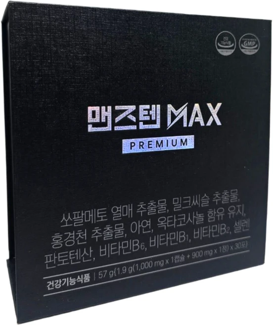 맨즈텐맥스 쏘팔메토 남성건강기능식품 옥타코사놀 전립선건강, 1박스, 30회분 - 쿠팡