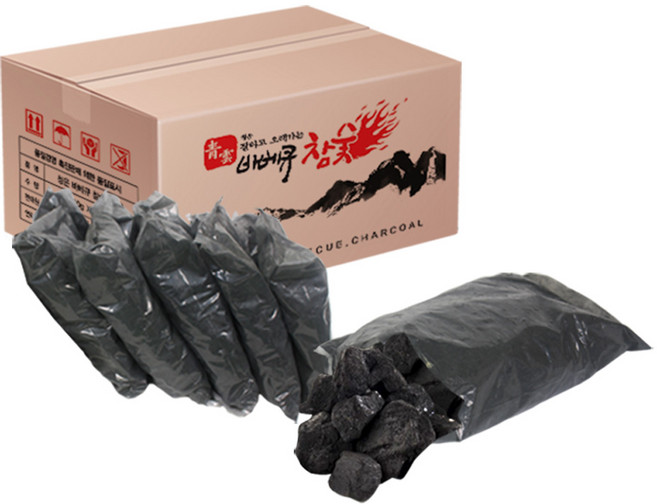 데이브렉 바베큐참숯, 800g, 5개