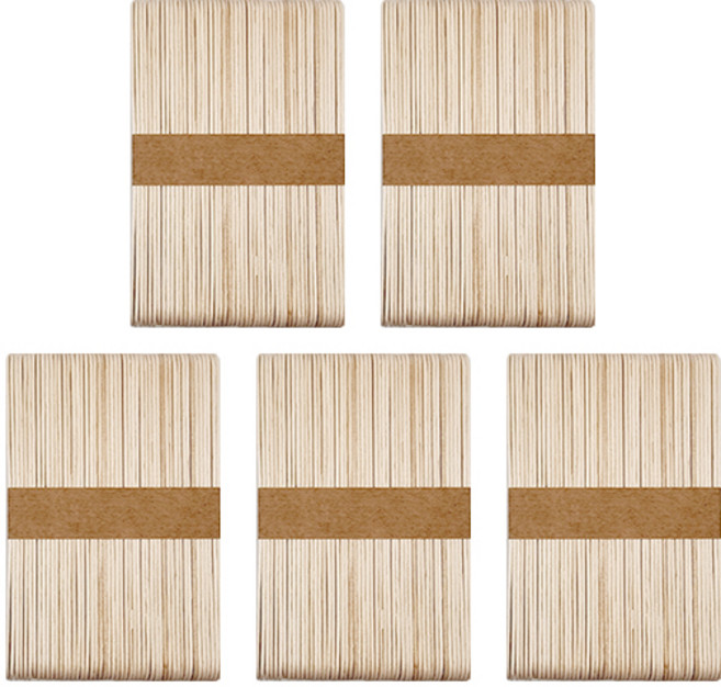 하드스틱 나무색(대 15cm) 1봉 50개입X5개/105011/하드막대/하드바/아이스크림막대/DSMG, 5개입