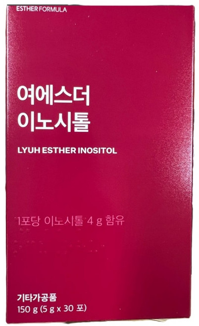 에스더포뮬러 여에스더 이노시톨, 1개, 30회분