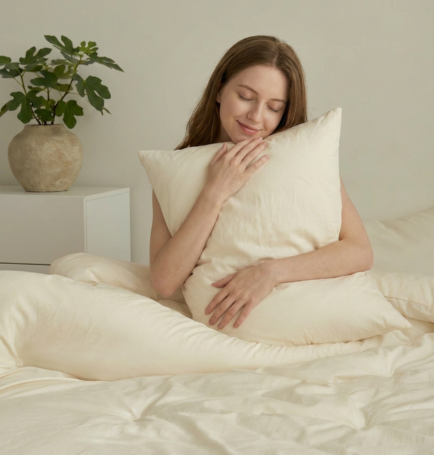 포니홈 부들부들한 호텔식 베개커버 2P 고온워싱 베겟커버 자루형 덮개