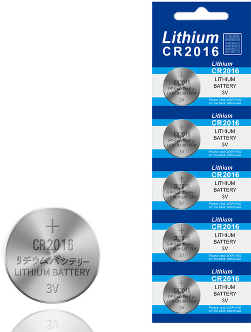 치프몰 CR2016 3V 리튬 건전지 코인 배터리, 1세트, 5개입