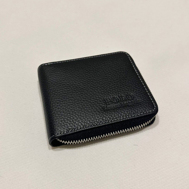Lisanza King POLO 碳纖紋路拉鍊短夾