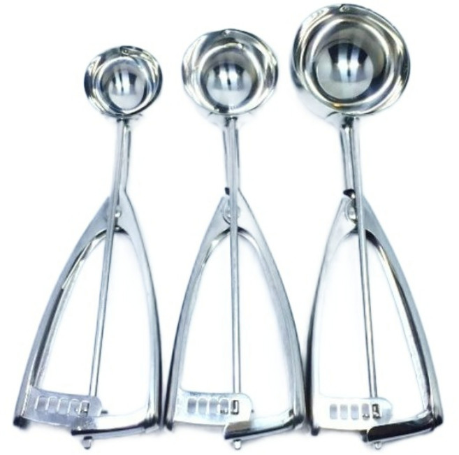 아이스크림 스쿱 감자샐러드 스쿠프 그릭요거트 스푼 셔터, 1개, 기본 색상